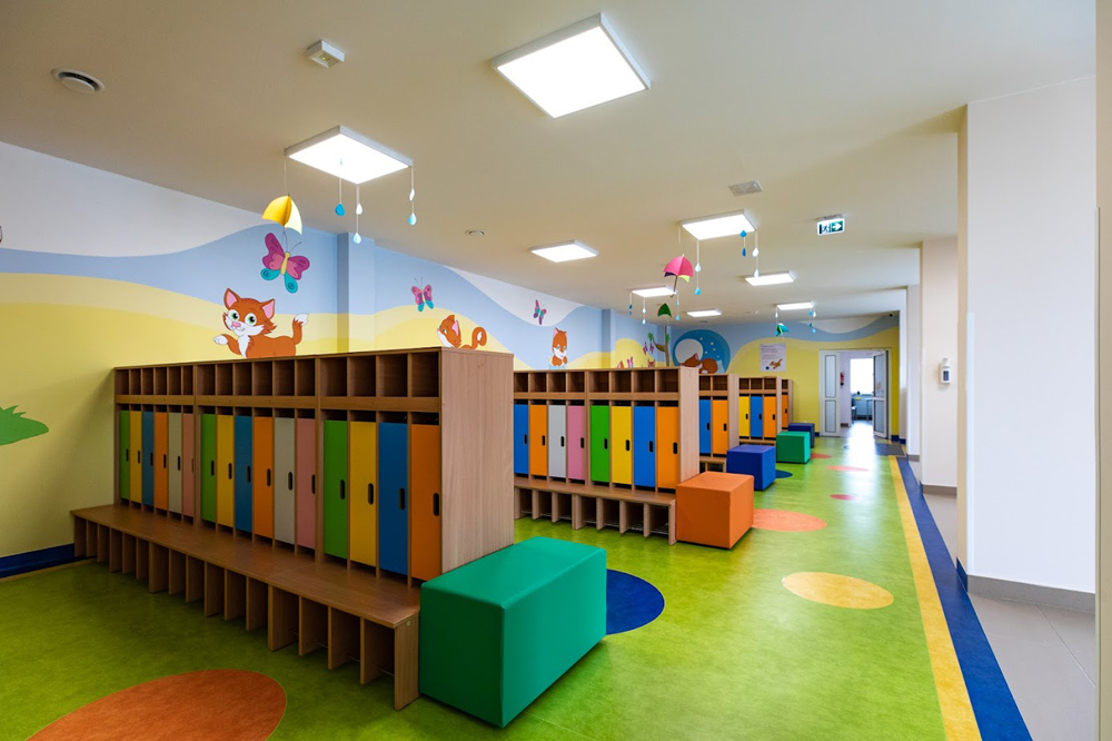 Wnętrza budynku - szatnia, fot. Grzegorz Bukała/Urząd Miasta Rzeszowa